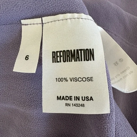 NWT Reformation Petals Mini Dress in Orchid - Picture 10 of 11